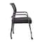 Boss Office Products Black Seat, 24 W 23 L 35.5 H, Mesh Seat B6889R-BK - alternate 2